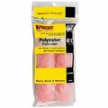 Work Tools 6-1/2" Mini Paint Roller Cover, 1/2" Nap Nap, Polyester, 2 PK 44218